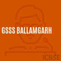 Gsss Ballamgarh High School Logo