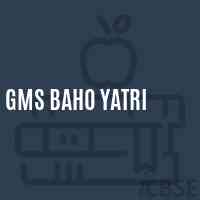 Gms Baho Yatri Middle School Logo