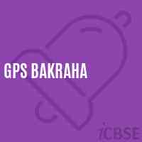 Gps Bakraha Primary School Logo