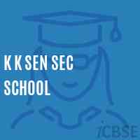 K K Sen Sec School Logo