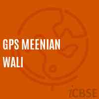 Gps Meenian Wali Primary School Logo