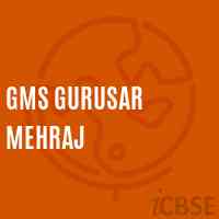 Gms Gurusar Mehraj Middle School Logo