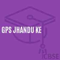 Gps Jhandu Ke Primary School Logo