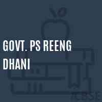 Govt. Ps Reeng Dhani Primary School Logo