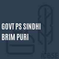 Govt Ps Sindhi Brim Puri Primary School Logo