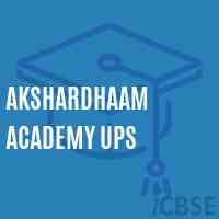 Akshardhaam Academy Ups Middle School Logo