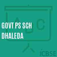 Govt Ps Sch Dhaleda Primary School Logo