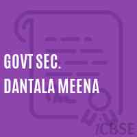 Govt Sec. Dantala Meena Secondary School Logo