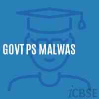 Govt Ps Malwas Primary School Logo