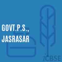 Govt.P.S., Jasrasar Primary School Logo