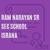 Ram Narayan Sr Sec School Israna Logo