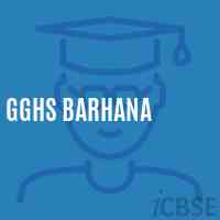 Gghs Barhana Secondary School Logo