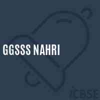 Ggsss Nahri High School Logo