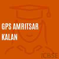 Gps Amritsar Kalan Primary School Logo