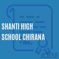 Shanti High School Chirana Logo