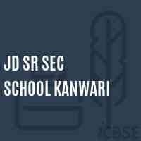 Jd Sr Sec School Kanwari Logo