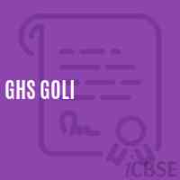 Ghs Goli Secondary School Logo