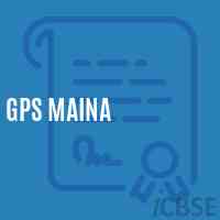 Gps Maina Primary School Logo
