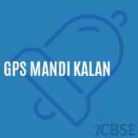 Gps Mandi Kalan Primary School Logo