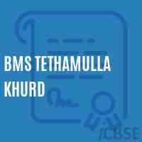 Bms Tethamulla Khurd Middle School Logo