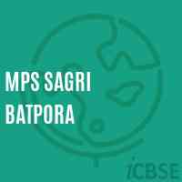 Mps Sagri Batpora Middle School Logo