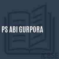 Ps Abi Gurpora Primary School Logo