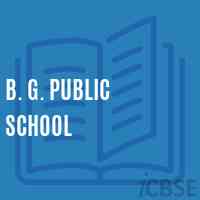 B. G. Public School Logo