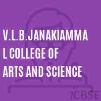V.L.B.Janakiammal College of Arts and Science Logo