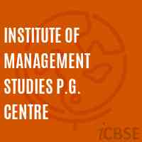Institute of Management Studies P.G. Centre Logo