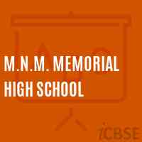 M.N.M. Memorial High School Logo