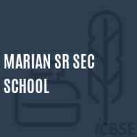 Marian Sr Sec School Logo