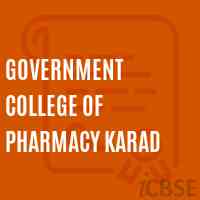 Government College of Pharmacy Karad Logo