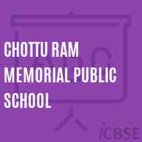 Chottu Ram Memorial Public School Logo