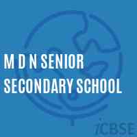 M D N Senior Secondary School Logo