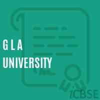 G L A University Logo