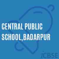 Central Public School,Badarpur Logo