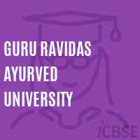 Guru Ravidas Ayurved University Logo