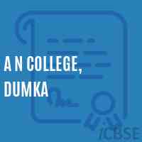 A N College, Dumka Logo