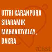 Uttri Karanpura Sharamik Mahavidyalay, Dakra College Logo
