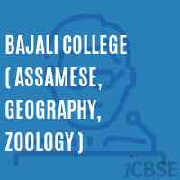 Bajali College ( Assamese, Geography, Zoology ) Logo