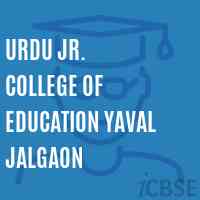 Urdu Jr. College of Education Yaval Jalgaon Logo