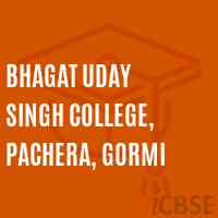 Bhagat Uday Singh College, Pachera, Gormi Logo