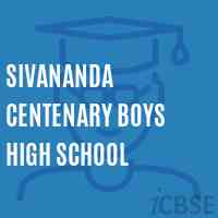 Sivananda Centenary Boys High School Logo