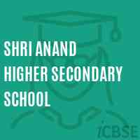 Shri Anand Higher Secondary School Logo