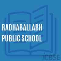 Radhaballabh Public School Logo