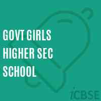 Govt Girls Higher Sec School Logo