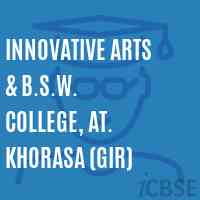 Innovative Arts & B.S.W. College, At. Khorasa (Gir) Logo