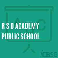 R S D Academy Public School Logo