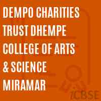Dempo Charities Trust Dhempe College of Arts & Science Miramar Logo