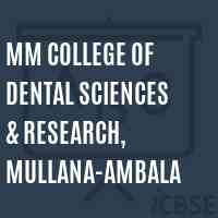 MM College of Dental Sciences & Research, Mullana-Ambala Logo